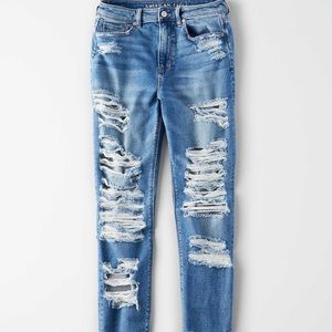 AE Stretch Mom Jeans